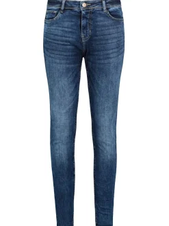 Spijkerbroek - skinny fit - donkerblauw
