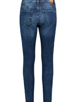Spijkerbroek - skinny fit - donkerblauw