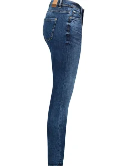 Spijkerbroek - skinny fit - donkerblauw
