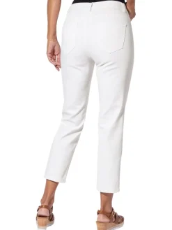 Spijkerbroek - slim fit - crème