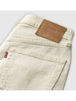 Spijkerbroek - slim fit - crème