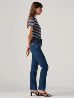 Spijkerbroek - slim fit - donkerblauw