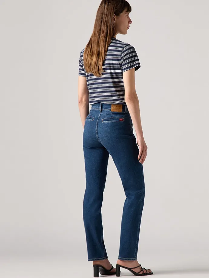Spijkerbroek - slim fit - donkerblauw