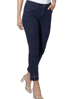 Spijkerbroek - slim fit - donkerblauw