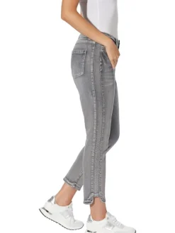 Spijkerbroek - slim fit - grijs