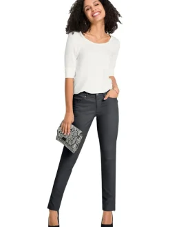 Spijkerbroek - slim fit - zwart