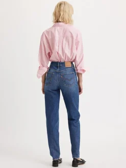 Spijkerbroek "80s" - mom fit - blauw