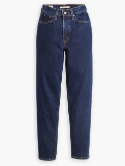 Spijkerbroek "80s" - mom fit - donkerblauw
