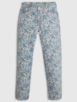 Spijkerbroek "501 '90S" - mom fit - wit/lichtblauw