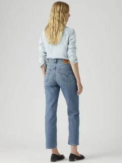 Spijkerbroek - straight fit - blauw