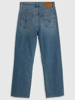 Spijkerbroek - straight fit - blauw