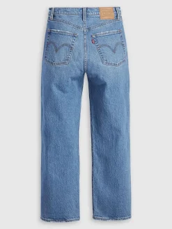 Spijkerbroek - straight fit - blauw