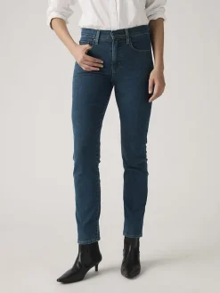 Spijkerbroek - straight fit - blauw