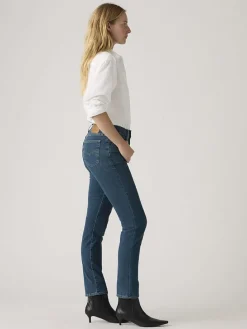 Spijkerbroek - straight fit - blauw