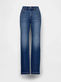 Spijkerbroek - straight fit - donkerblauw