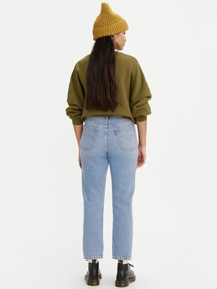 Spijkerbroek - tapered fit - lichtblauw