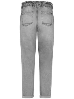 Spijkerbroek - tapered fit - lichtgrijs