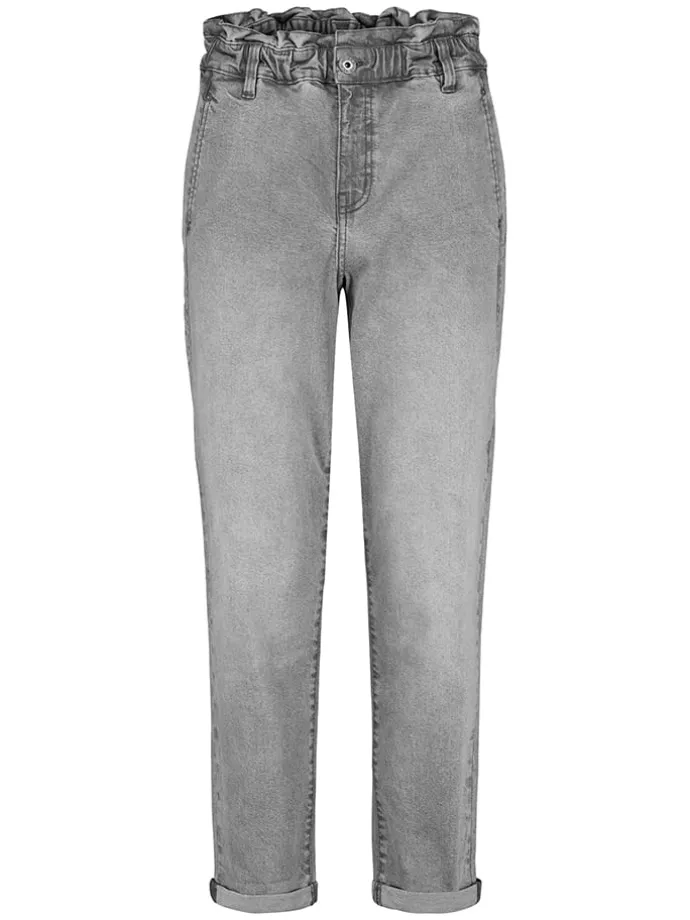 Spijkerbroek - tapered fit - lichtgrijs