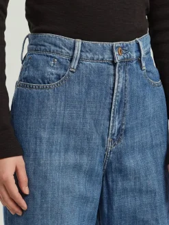 Spijkerbroek - wide Leg - blauw