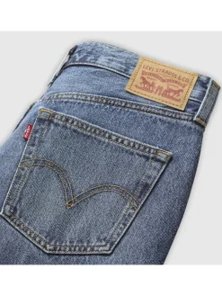 Spijkerbroek - wide leg - blauw