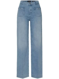 Spijkerbroek - wide Leg fit - lichtblauw