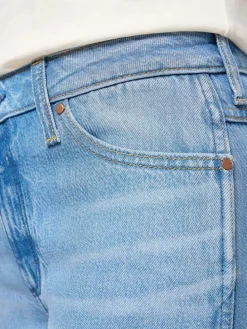 Spijkerbroek "World Wide" - wide leg - lichtblauw
