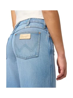 Spijkerbroek "World Wide" - wide leg - lichtblauw