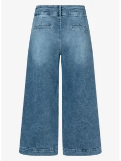 Spijkerculotte blauw