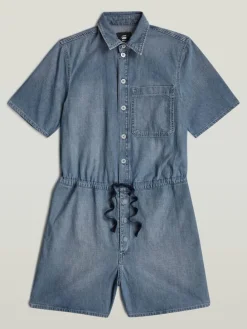 Spijkerjumpsuit blauw