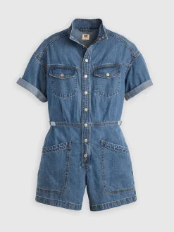 Spijkerjumpsuit blauw