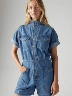 Spijkerjumpsuit blauw