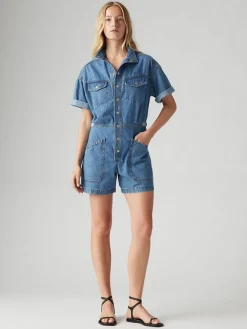 Spijkerjumpsuit blauw