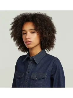 Spijkerjumpsuit donkerblauw
