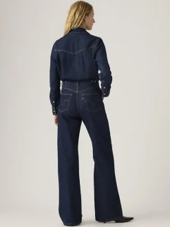 Spijkerjumpsuit donkerblauw