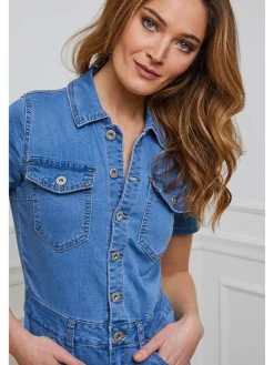 Spijkerjumpsuit 