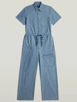 Spijkerjumpsuit lichtblauw