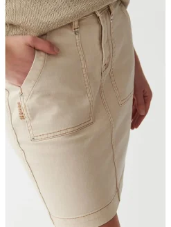 Spijkerrok beige