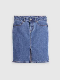 Spijkerrok blauw
