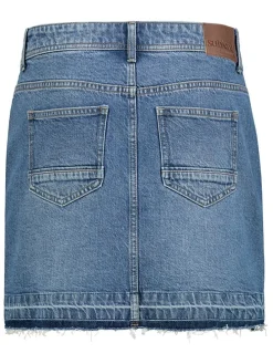 Spijkerrok blauw