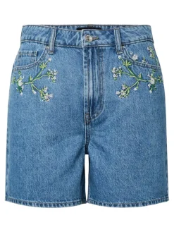 Spijkershort blauw