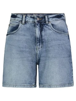 Spijkershort blauw