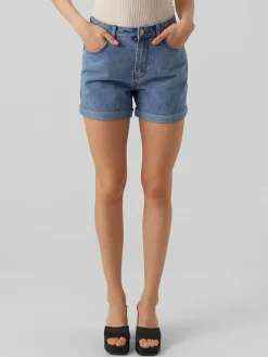 Spijkershort "Zuri" blauw
