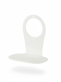 Stopcontact mobiele telefoonhouder wit - (B)12 x (H)12 x (D)8 cm