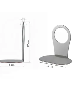 Stopcontact mobiele telefoonhouder wit - (B)12 x (H)12 x (D)8 cm