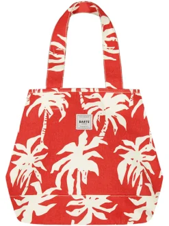 Strandtas "Juno" rood - (B)37 x (H)36 x (D)36 cm