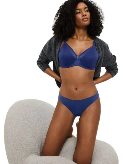 String donkerblauw