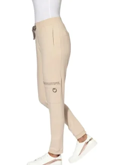 Sweatbroek beige