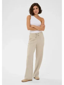 Sweatbroek beige