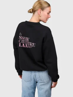 Sweatshirt "Almea" zwart