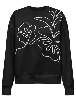 Sweatshirt "Canoa" zwart